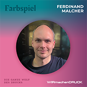 Titelbild Folge 58 | Podcast Farbspiel mit Ferdinand Malcher