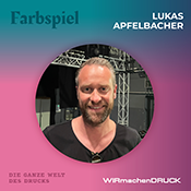 Titelbild Folge 54 | Podcast Farbspiel mit Lukas Apfelbacher