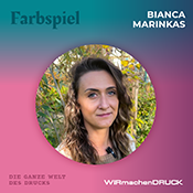 Titelbild Folge 57 | Podcast Farbspiel mit Bianca Marinkas
