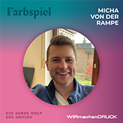 Titelbild Folge 51 | Podcast Farbspiel mit Musiker Micha von der Rampe