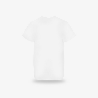Weißes Basic-T-Shirt für Kinder der Marke B&C Collection von hinten unbedruck