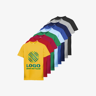 Auswahl an farbigen Premium-T-Shirt für Kinder von B&C