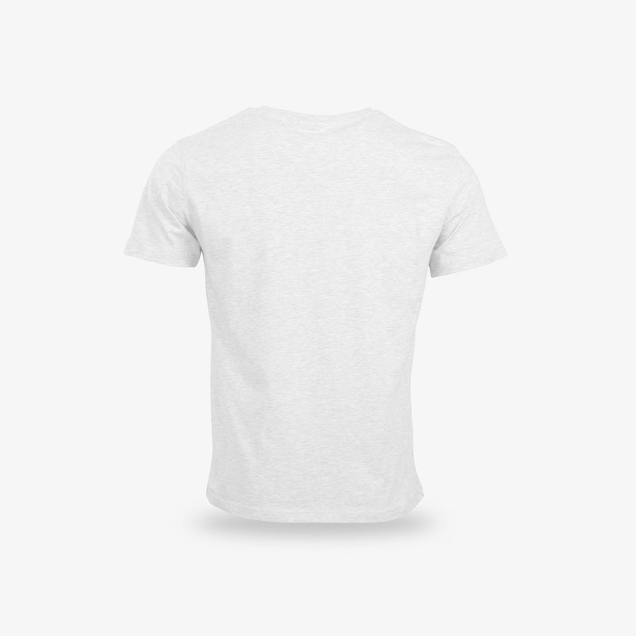 Weißes Organic-Herren-Shirt von Russell Rückenansicht