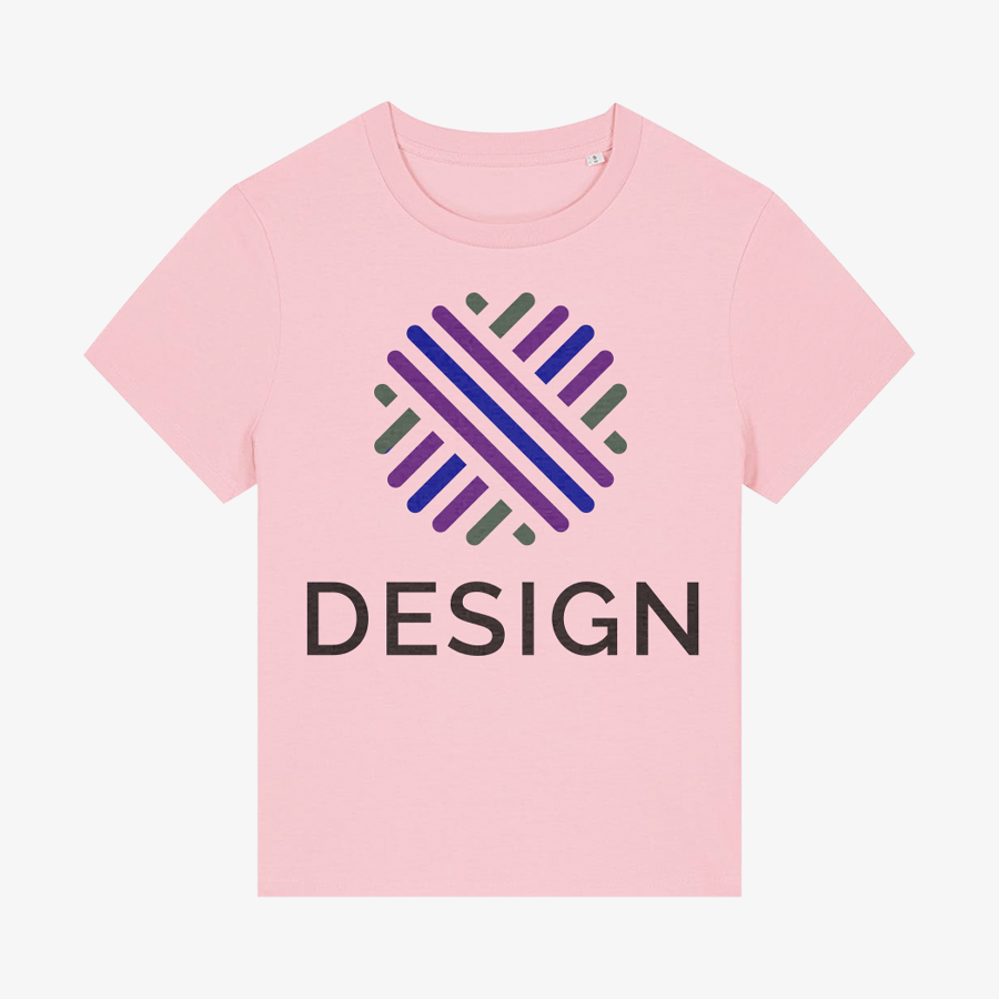 Damen-T-Shirt von Stanley/Stella aus Bio-Baumwolle, individuell und vollfarbig bedruckt