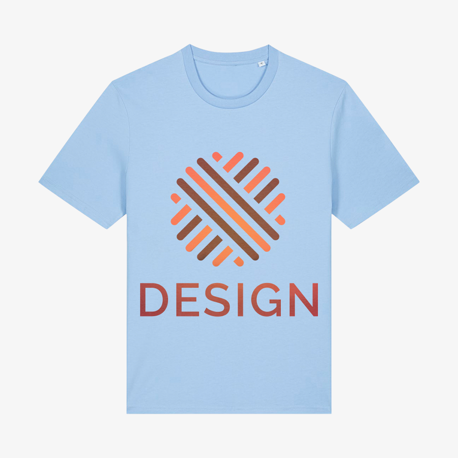 Herren-T-Shirt von Stanley/Stella aus organischer Baumwolle, vollfarbiger Textildirektdruck auf der Vorderseite