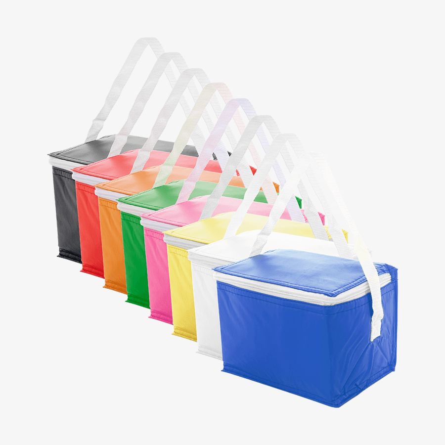 Unbedruckte PVC-Kühltaschen mit Reißverschluss in vielen Farben