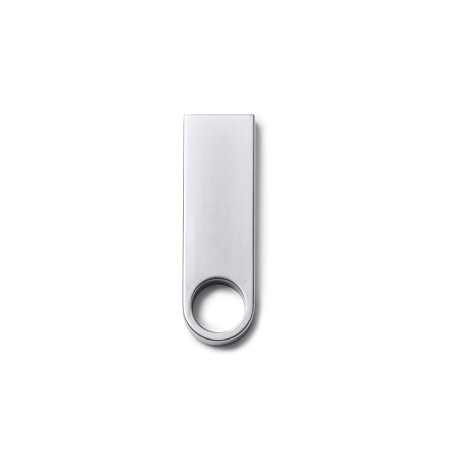 Silberfarbener USB-Stick mit 16 oder 32 GB, unveredelt
