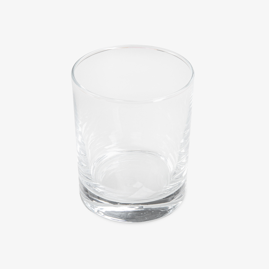 Unbedrucktes Whiskyglas in Tumbler-Form mit 25 cl Fassungsvermögen, 225 g schwer