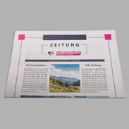 Zeitung in ca. DIN A3