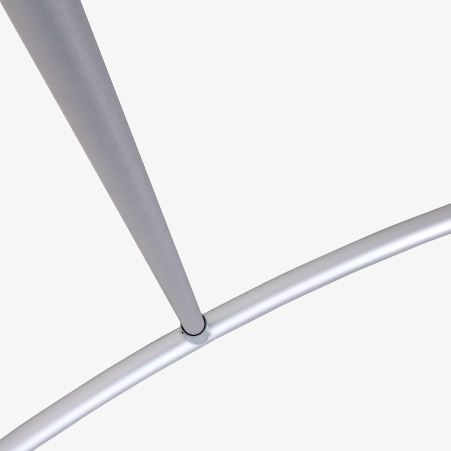 Gebogener Aluminium-Rohrrahmen für Zipper-Wall Curved