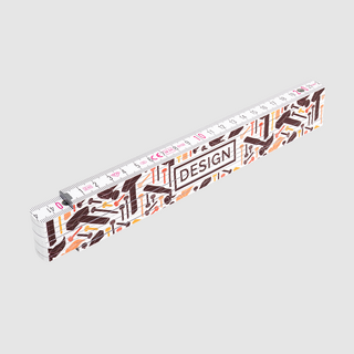 Classic-Zollstock (2 m) von Maßstab Diamant, bedruckt mit Ihrem Motiv