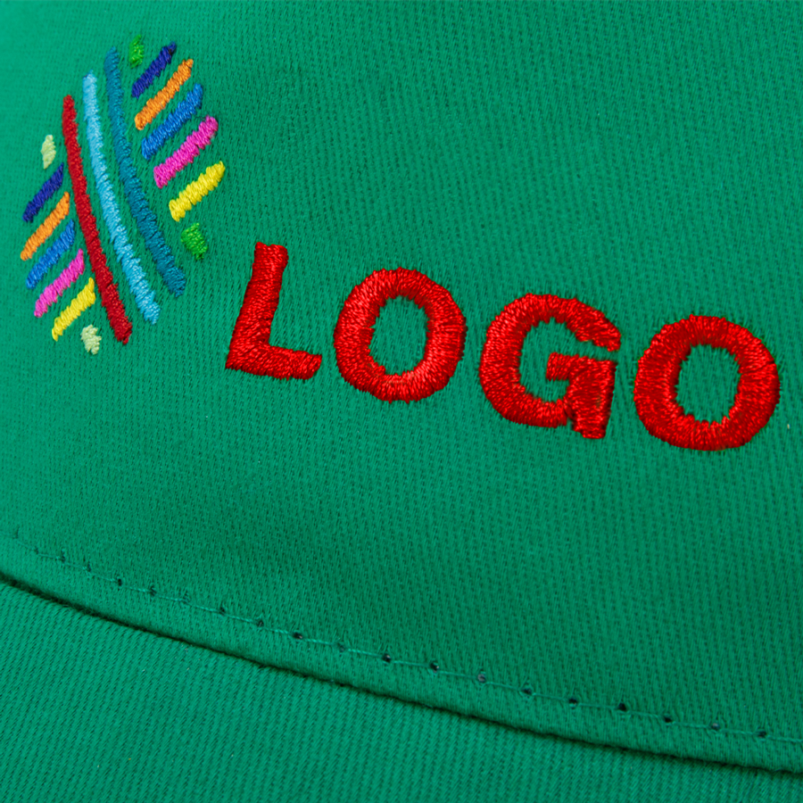 5 Stk. Basic Twill Baseballcap, mit EINER Stickposition