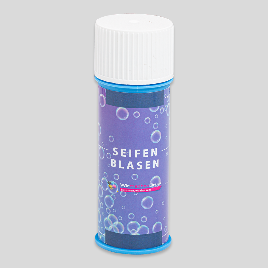 504 Stk. Seifenblasen 60ml, 4/0-farbig, einseitig bedruckt