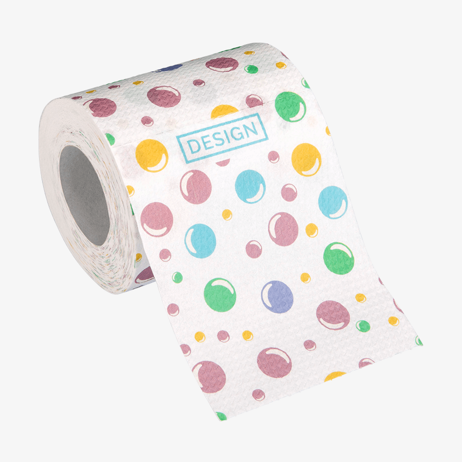 540 Stk. Toilettenpapier, 4/0-farbig einseitig bedruckt