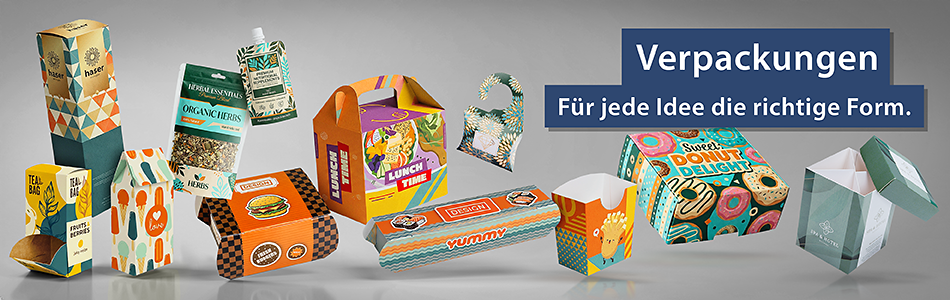 Individuelle Verpackungen bedrucken