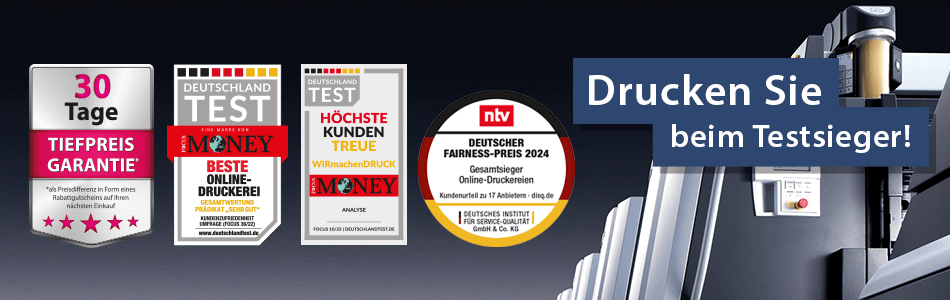Alle Testsieger-Siegel und weitere Auszeichnungen