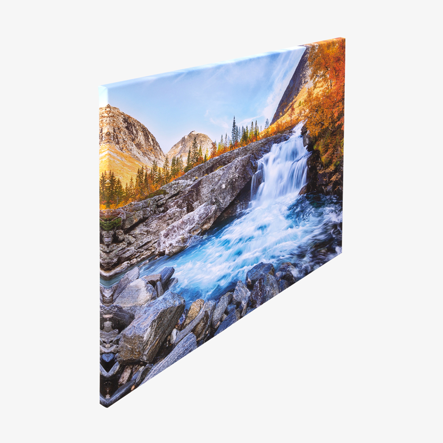 Individueller Fine Art Print auf Leinwand im Querformat, aufgespannt auf Holz-Keilrahmen mit 2 cm Tiefe